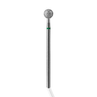 KP Cuticula Treadment. Swiss High Precision Ballhead  5.0 mm Bit, Green, Diamond, Coarse