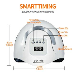 KP UV / LED 114W / 57 Leds  nail lamp for gel nails with automatic sensor